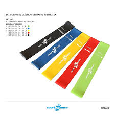 SET DE BANDAS ELASTICAS EN LATEX (SETx5)