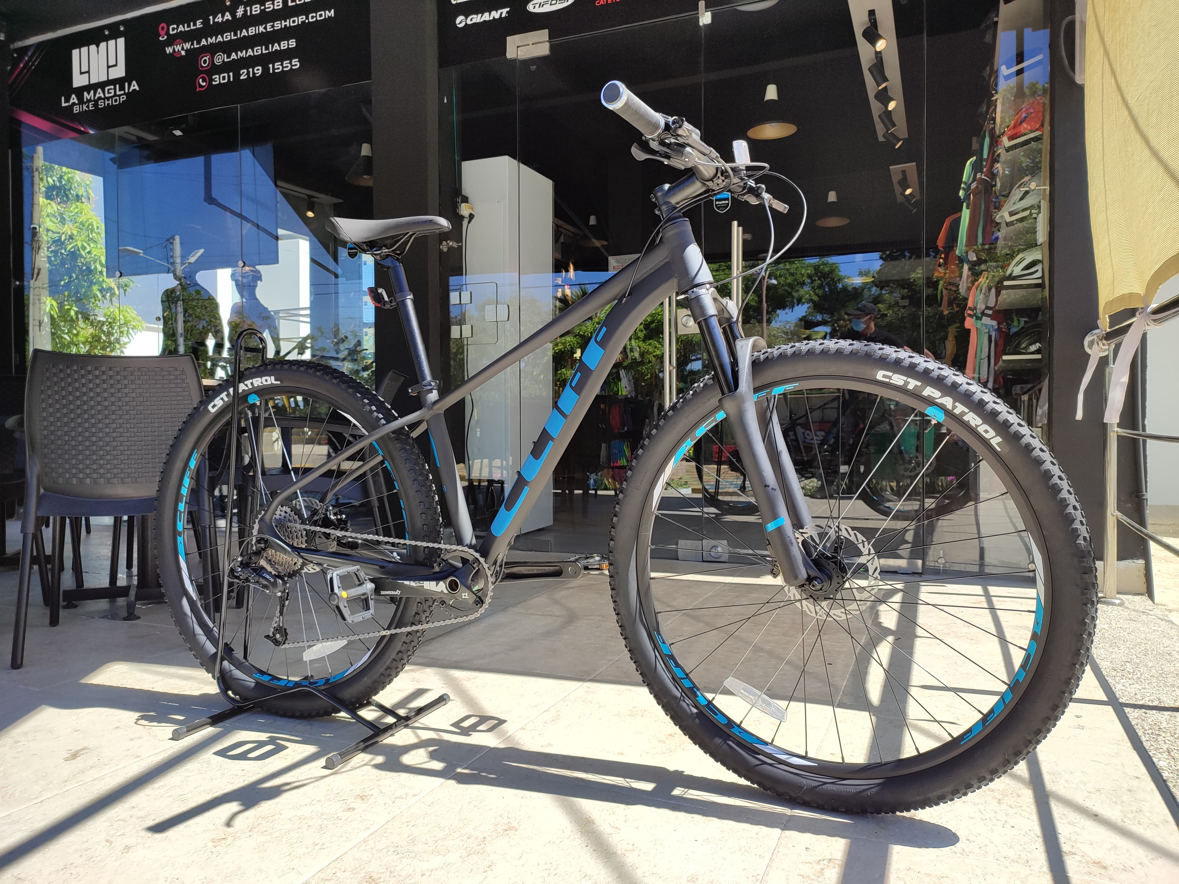 BICICLETA MTB 29" CLIFF MUDDY 7  SENSAH BLACK/BLUE