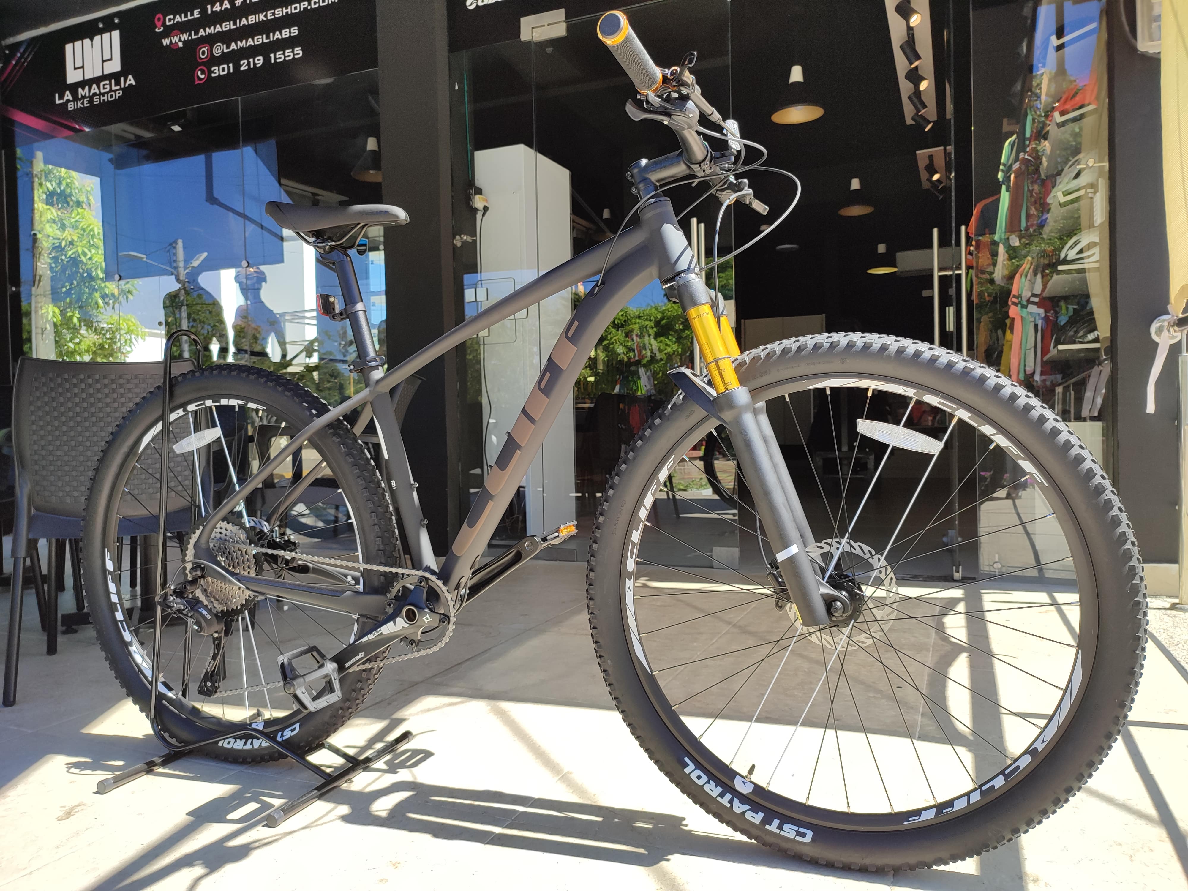 BICICLETA MTB 29" CLIFF MUDDY X1 LTD BLACK-COOPER/M