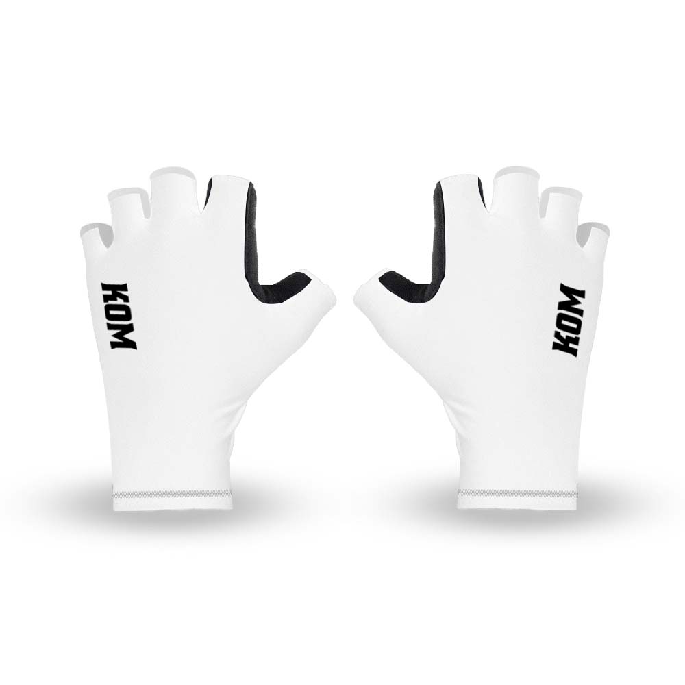 GUANTES DEDO CORTO KOM BLANCO