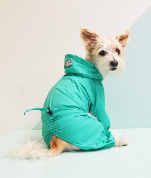 IMPERMEABLE SIN CAPOTA VERDE MENTA 3XL