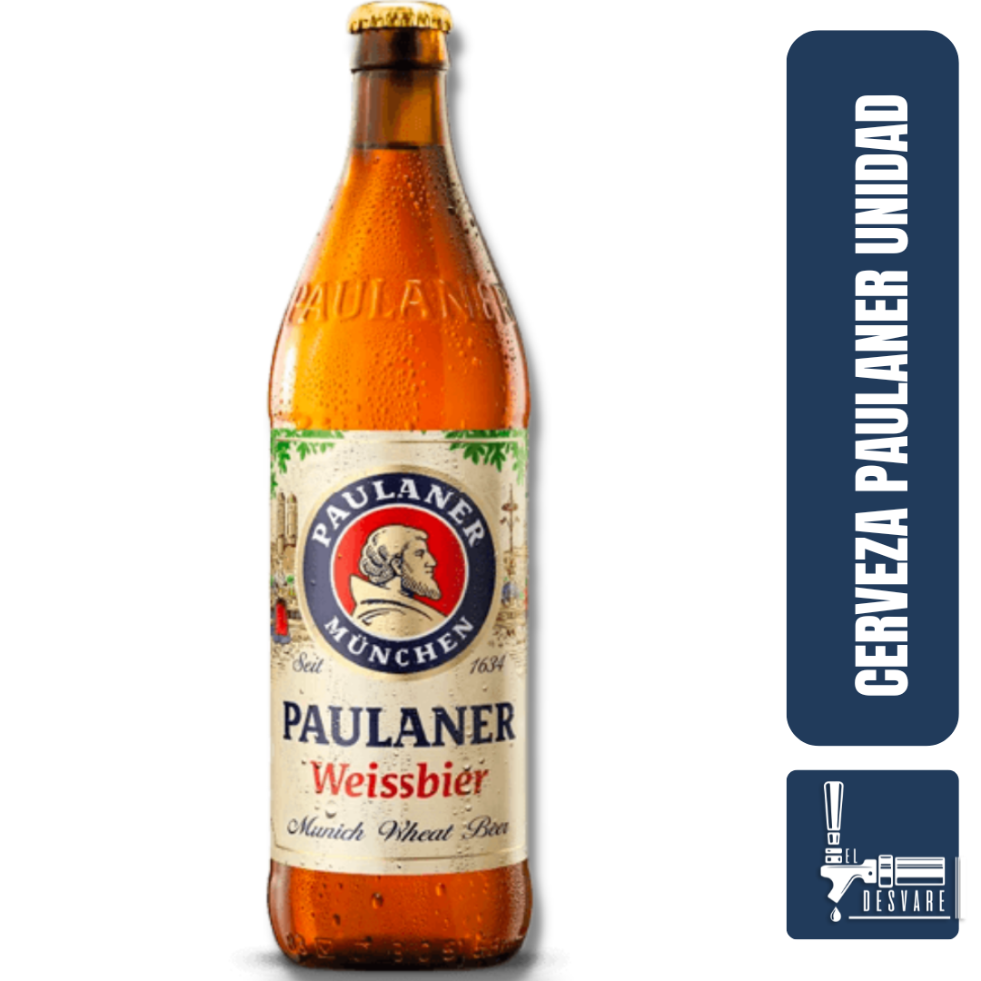 CERVEZA ALEMANA PAULANER DUNKER 500ML VOL 5.3%