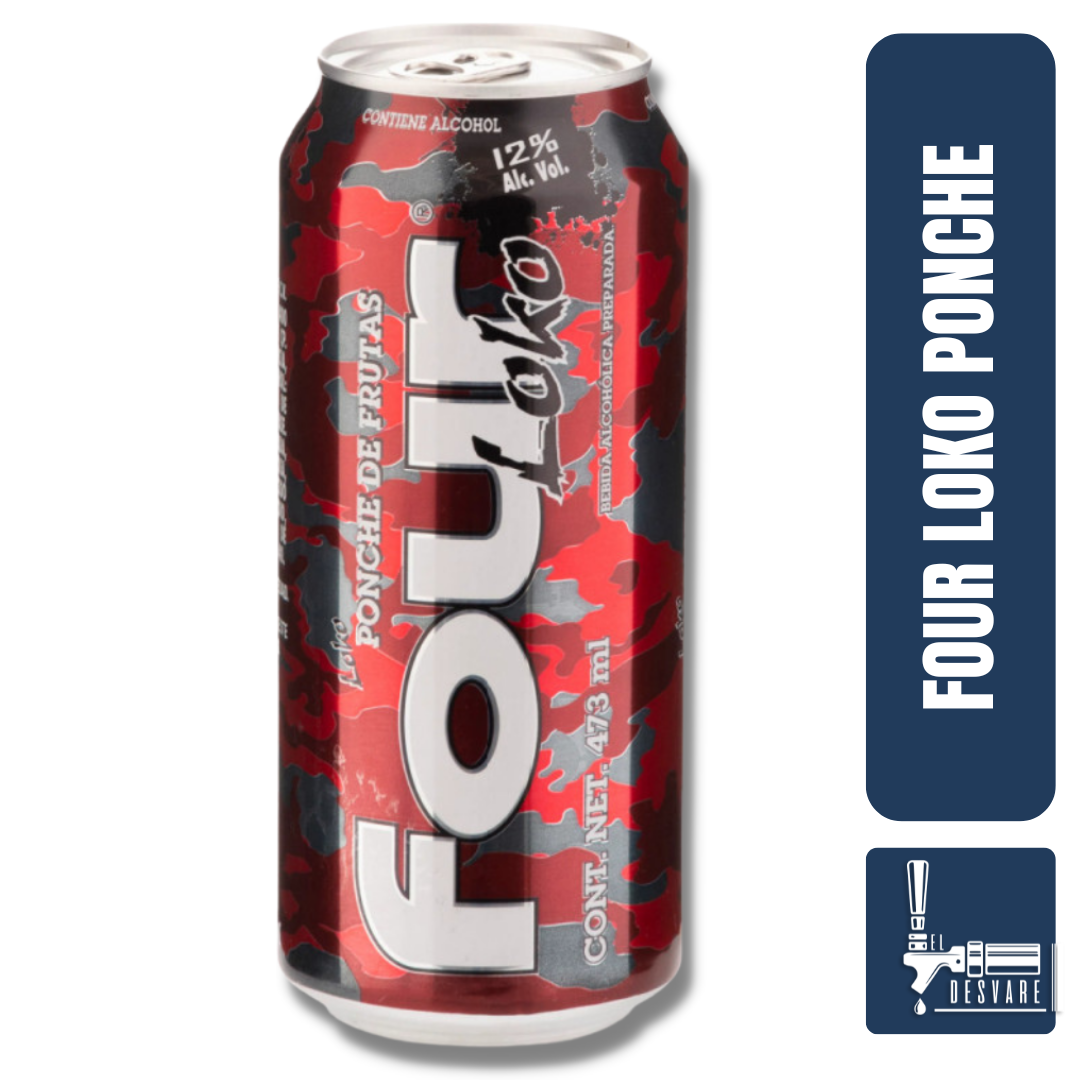 COCOTEL FOUR LOKO PONCHE DE FRUTAS 473ML