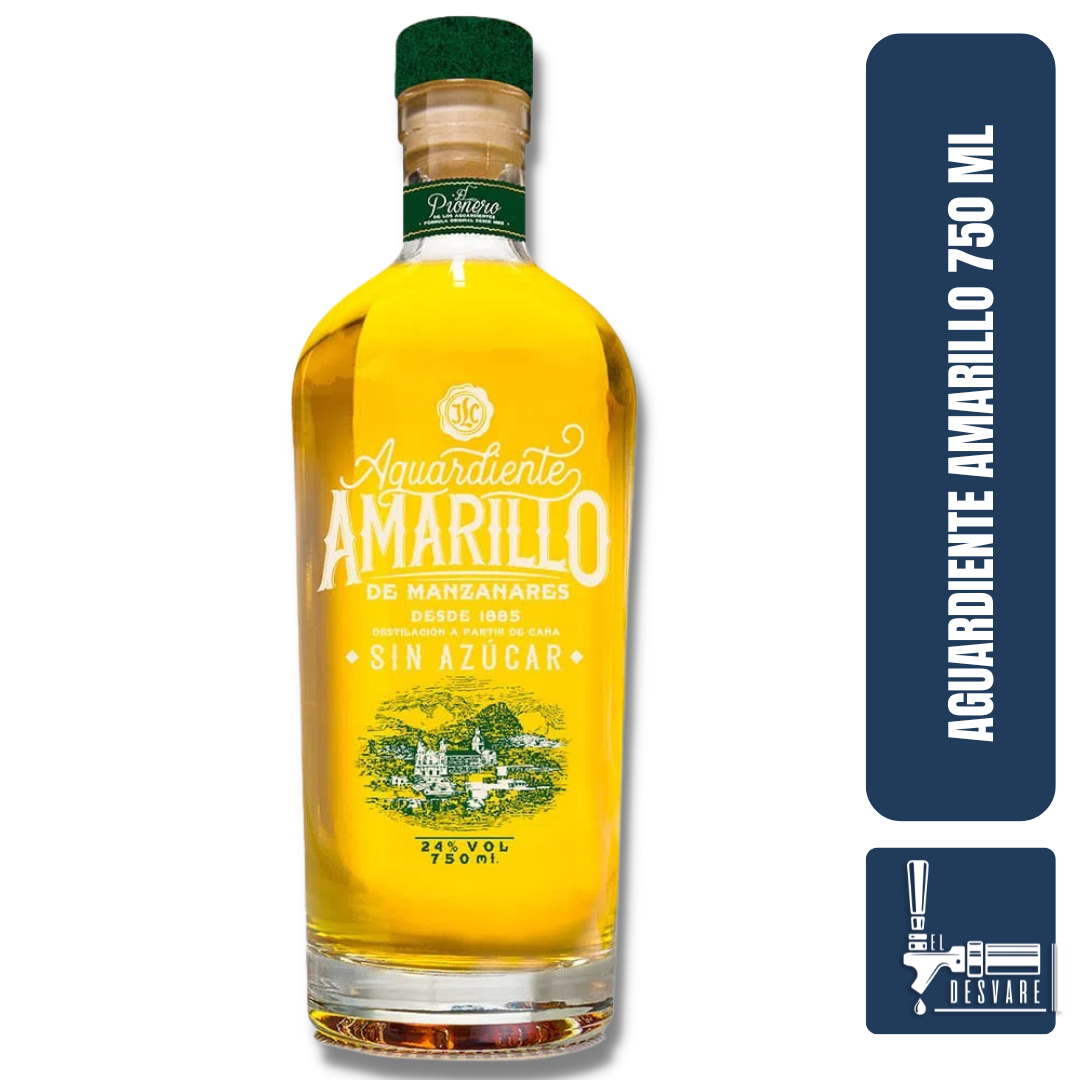 AGUARDIENTE AMARILLO 750ML 24%VOL