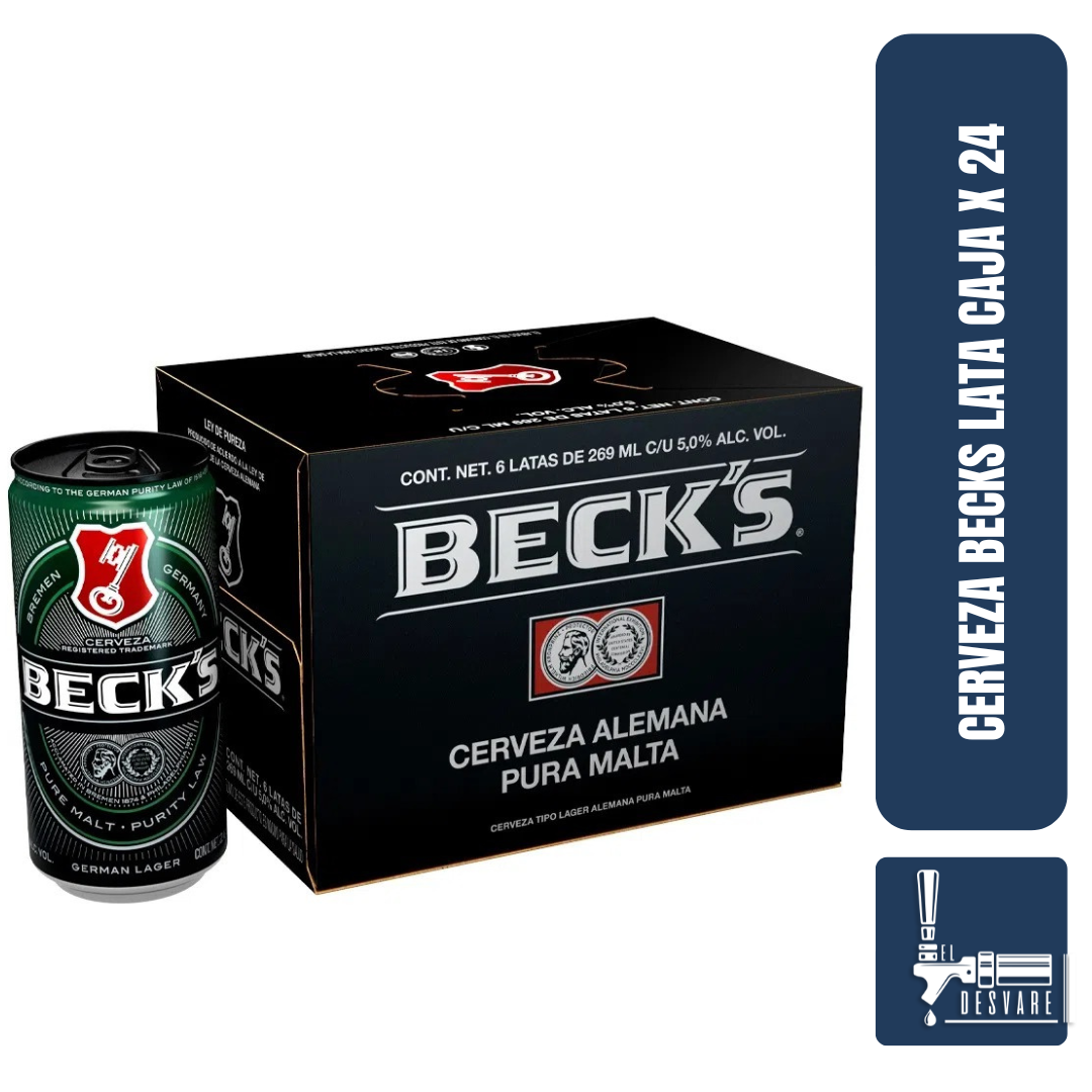 CERVEZA BECKS PACA X 24