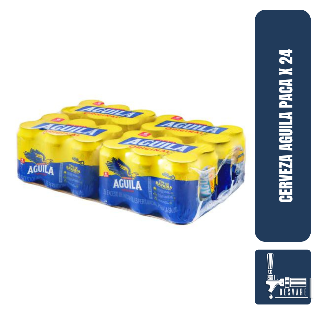 AGUILA LATA PACA X24 330ML