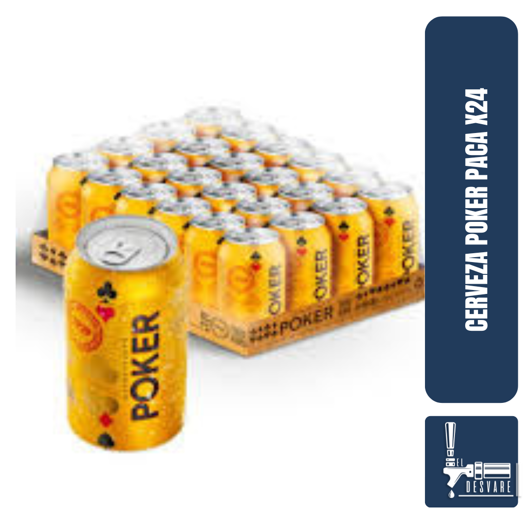 POKER LATA  PACA X24 330ML