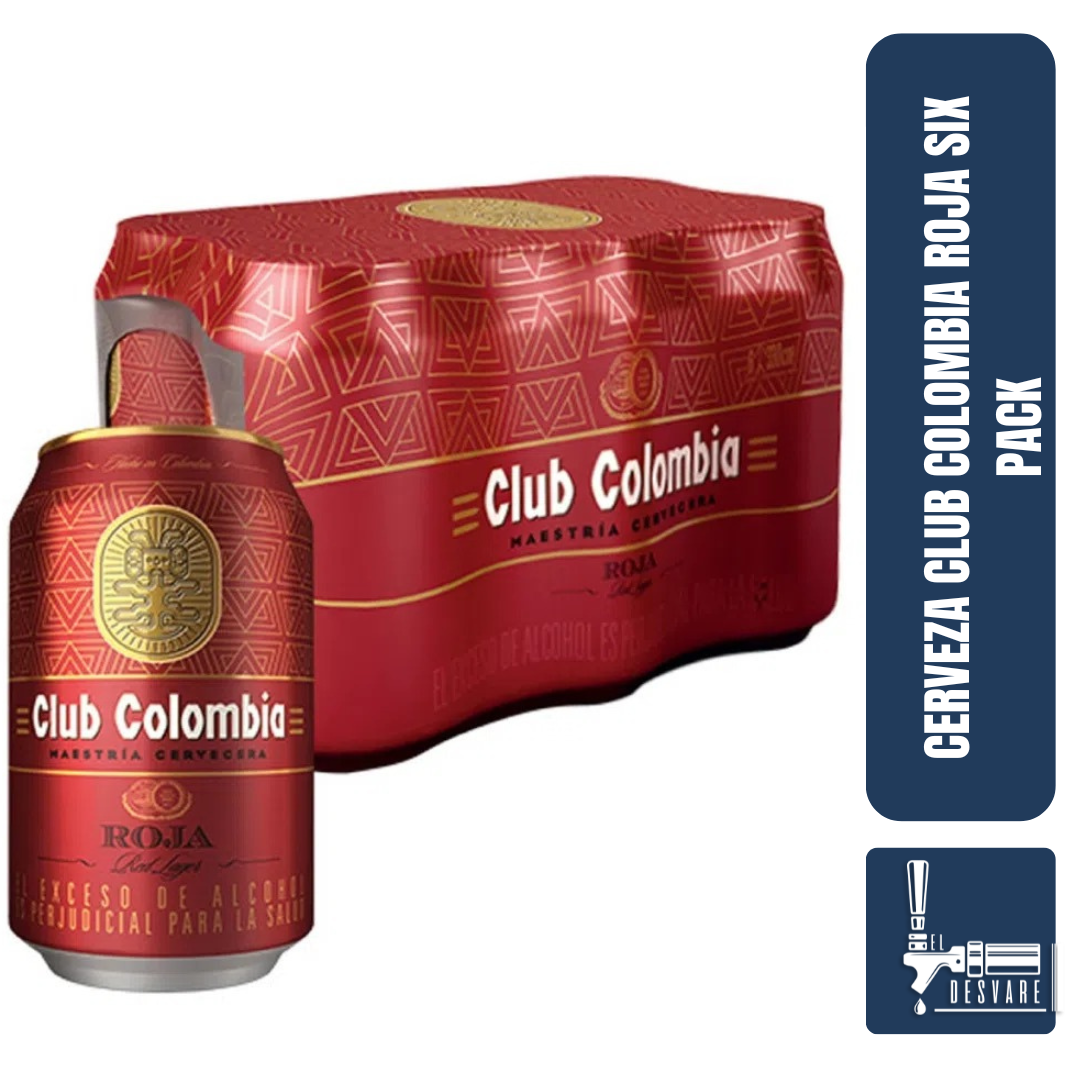 CLUB COLOMBIA ROJA  LTA SIX PACK 330ML