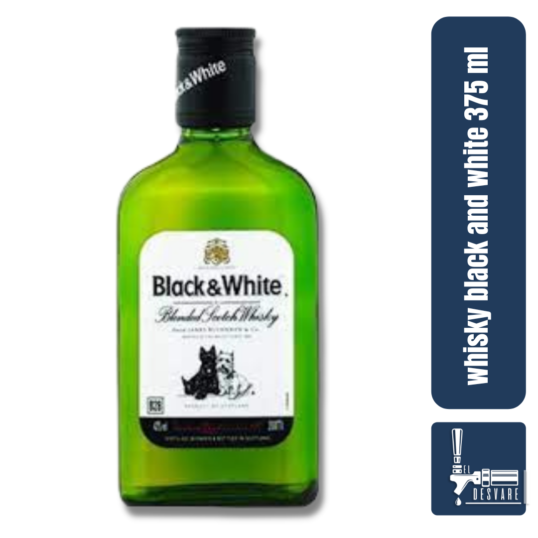 WHISKY BLACK & WHITE 375ML