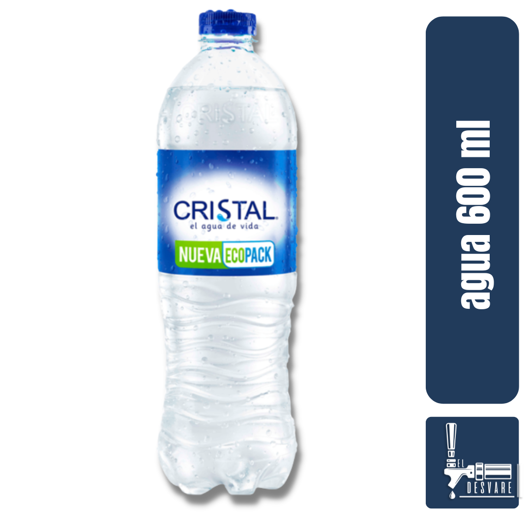 AGUA CRISTAL PET UND 600ML
