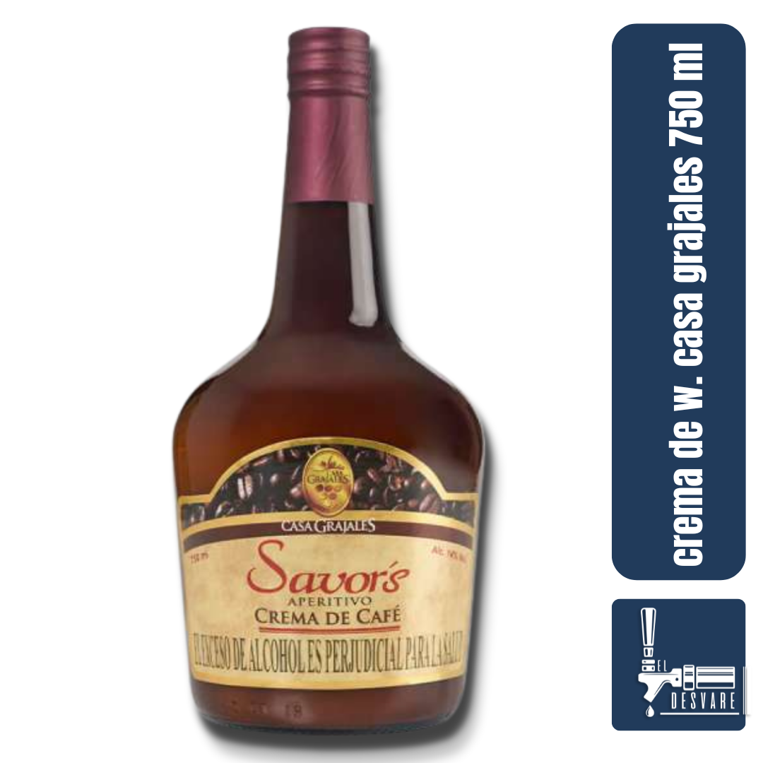 CREMA DE WHISKY SAVORS GRAJALES 750ML