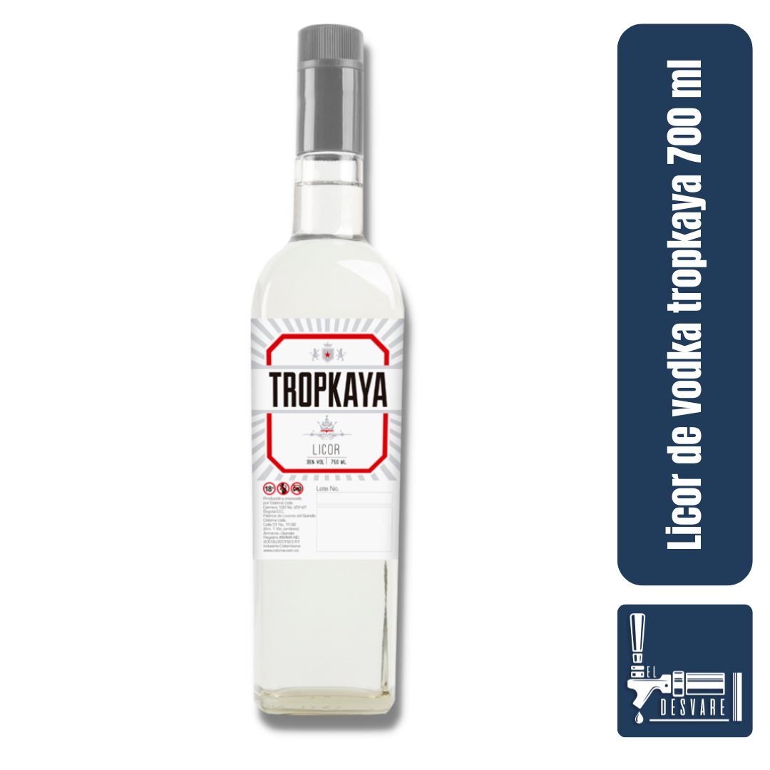 LICOR DE VODKA TROPKAYA
