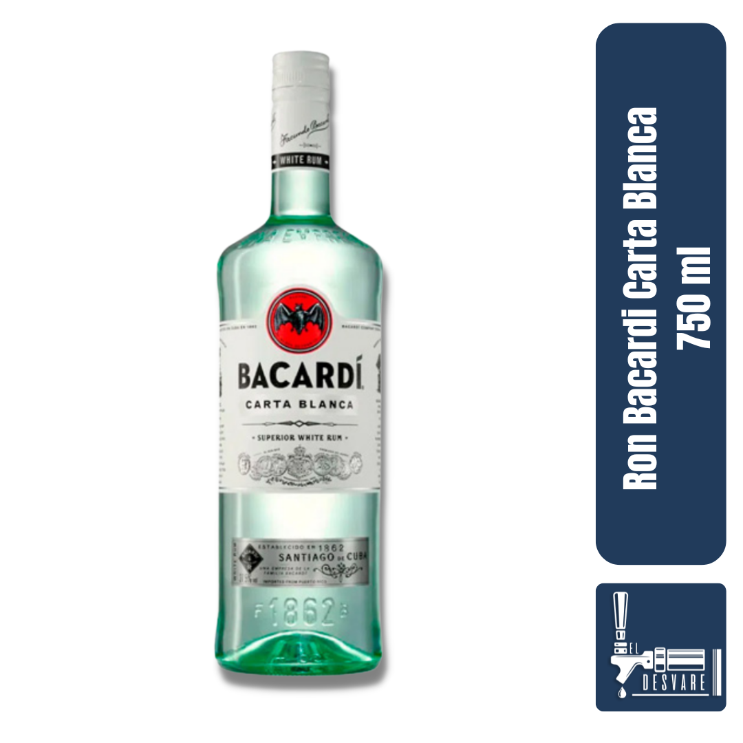 RON BACARDI CARTA BLANCA 35 750ML