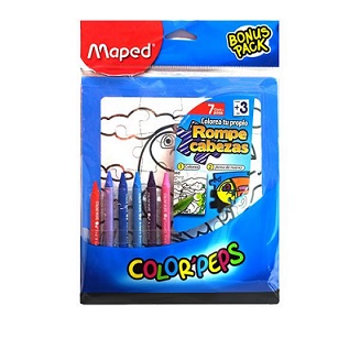 ROMPECABEZAS PARA COLOREAR + CRAYOLA MAPED