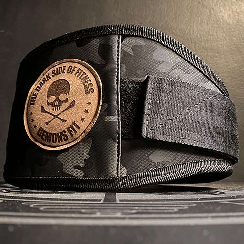 CAMOUFLAGE SHINY BELT