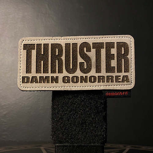 PARCHE THRUSTER DAMN GONORREA