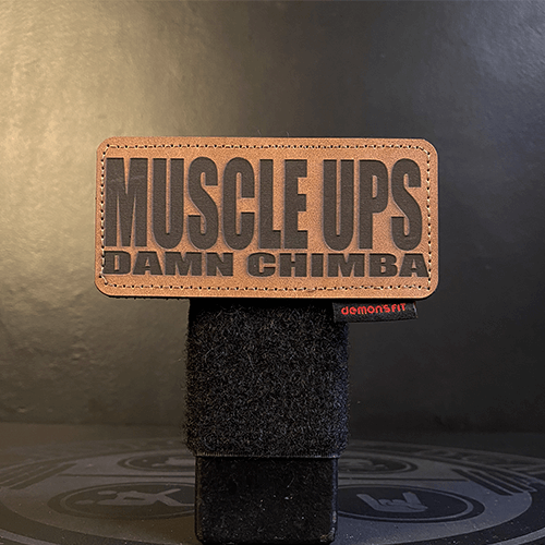 LEATHER PATCH MUSCLE UPS