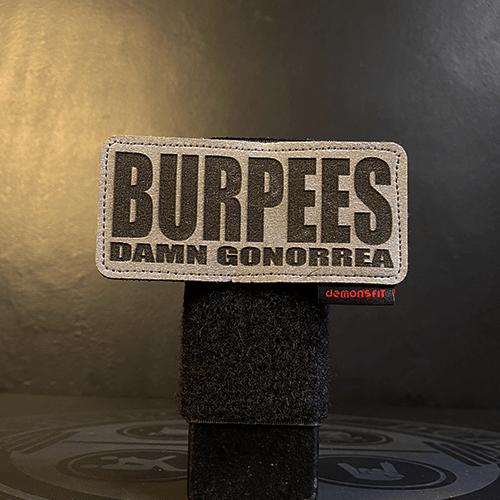 LEATHER PATCH BURPEE DG
