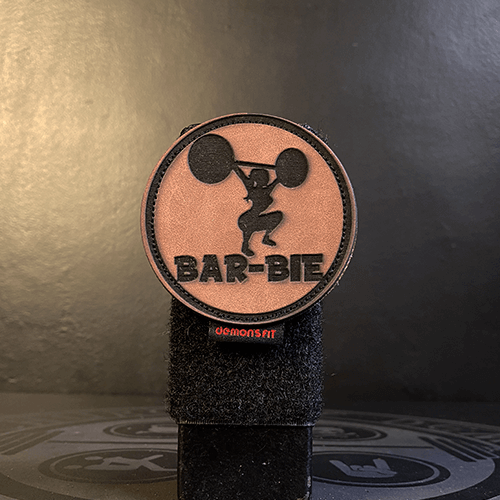 LEATHER PATCH BAR-BIE