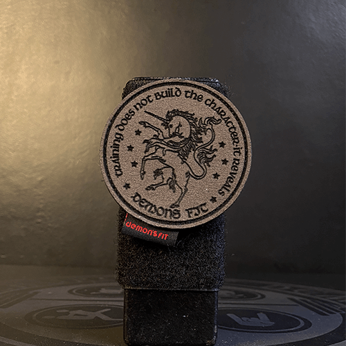 LEATHER PATCH UNICORN HERALDICO