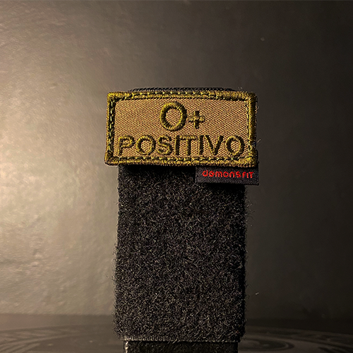 PARCHE TIPO SANGRE O+