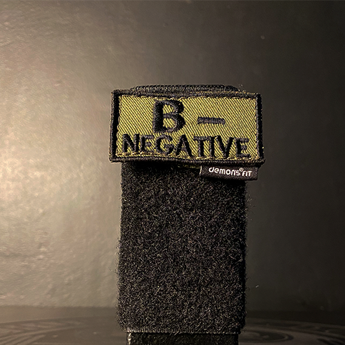 PARCHE TIPO SANGRE B-