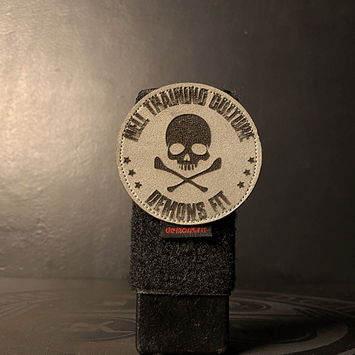 LEATHER PATCH SKULL HELL TRAINING