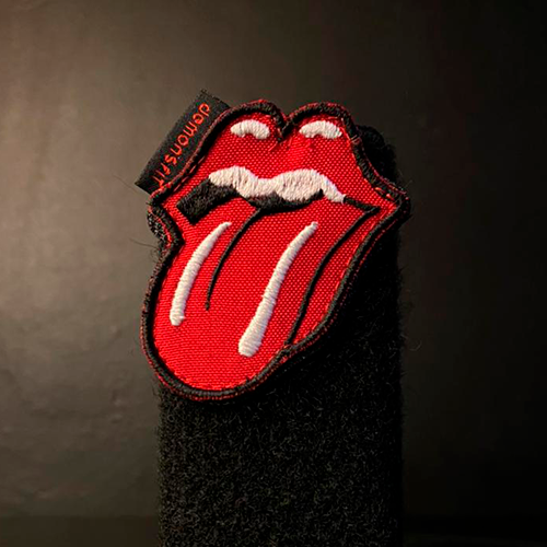 ROLLING STONES TONGUE VELCRO PATCH