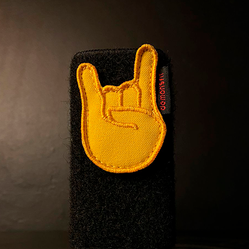 HAND HORNS SIGN PATCH