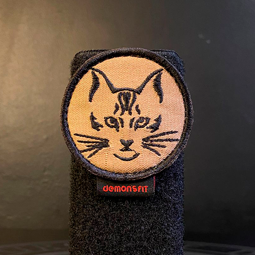 ROUND CAT VELCRO PATCH