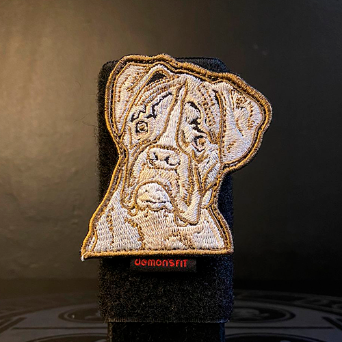 BOXER DOG VELCRO PATCH