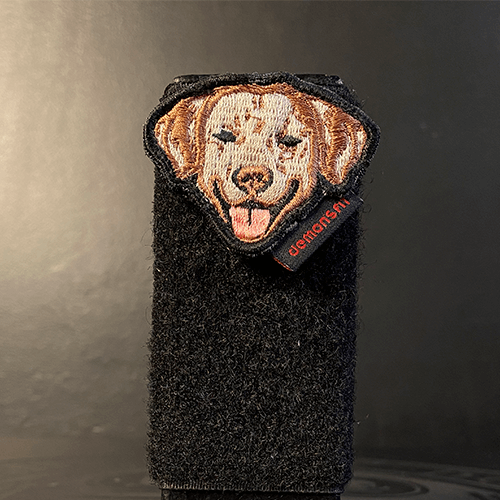 LABRADOR DOG VELCRO PATCH