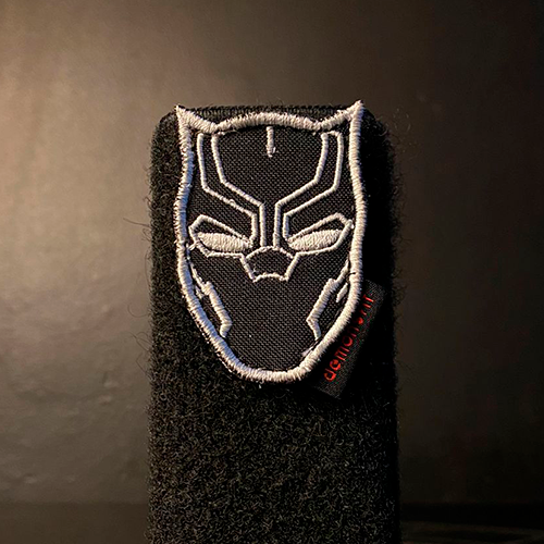 BLACK PANTER VELCRO PATCH