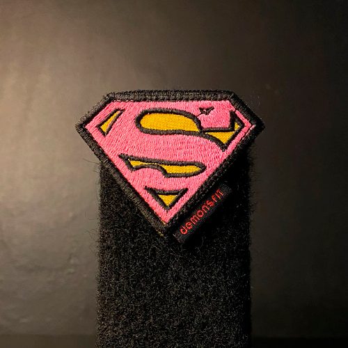 SUPER GIRL VELCRO PATCH