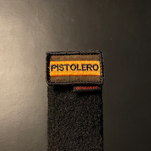 PARCHE PISTOLERO 5.3X3.3 CM