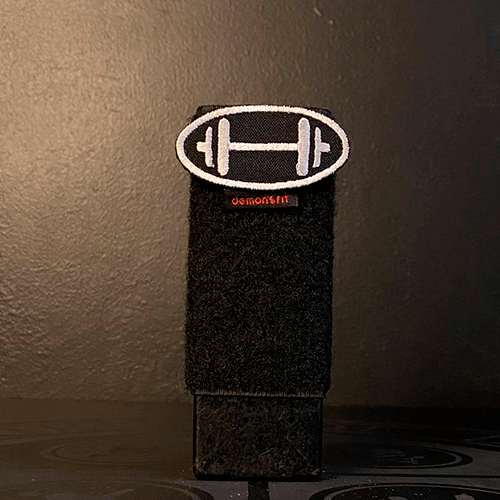 PARCHE BARRA EN OVALO 6X3CM