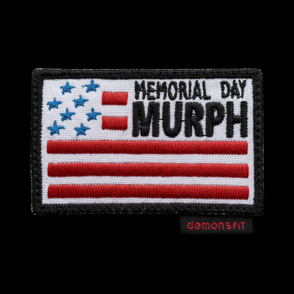 PARCHE MEMORIALDAY MURPH HORIZONTAL 5.1X8CM