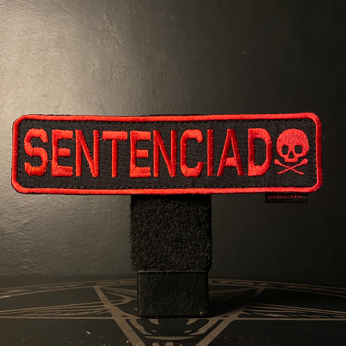 PARCHE SENTENCIADO 19X5 CM