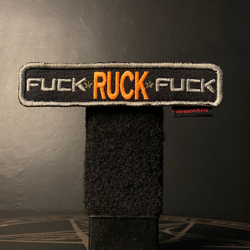 PARCHE FUCK RUCK FUCK 13X3 CM