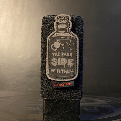 PARCHE BOTELLA DARK SIDE LASER