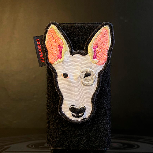 BULL TERRIER DOG VELCRO PATCH