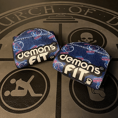 ELASTIC WRIST WRAPS SKULL HEARTS