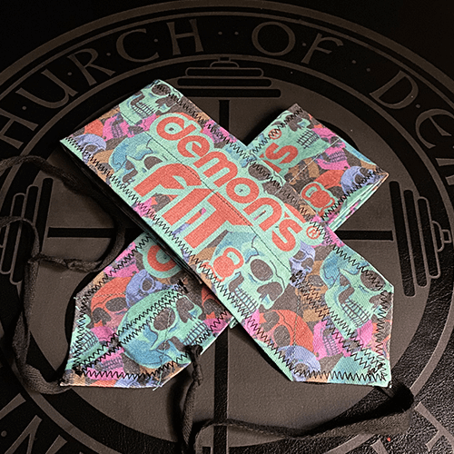 SKULLS COLORS WRIST WRAPS