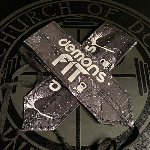 WHITE LEAVES WRIST WRAPS