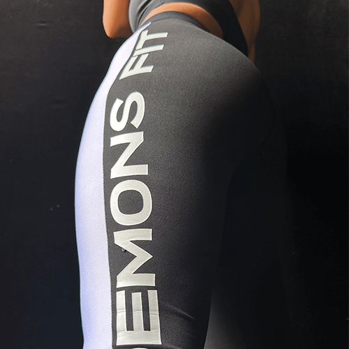 LEGGIN BL3 DF BLACK AND WHITE