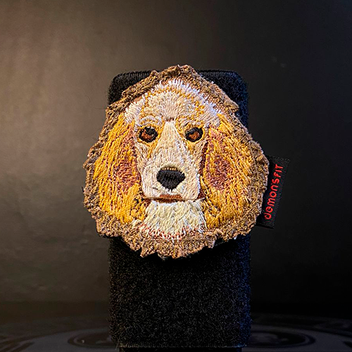 COCKER DOG VELCRO PATCH