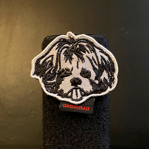 SHIH TZU DOG VELCRO PATCH