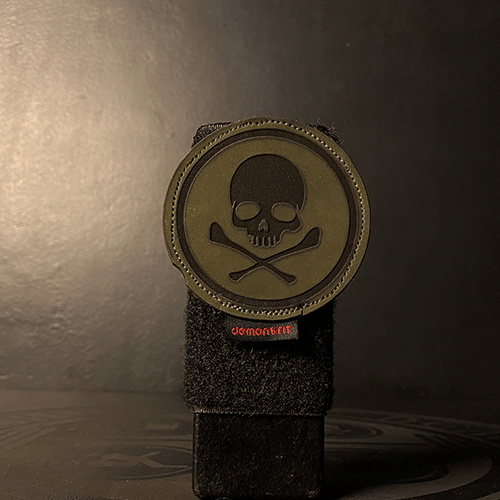 LEATHER PATCH BASIC SKULL