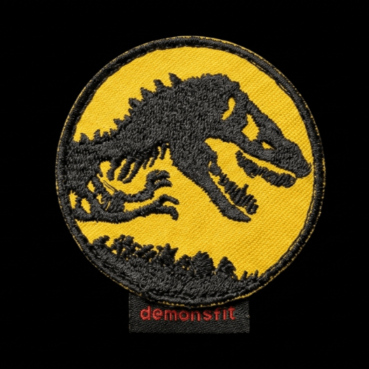 DINOSAUR PATCH CIRCLE JURASIC