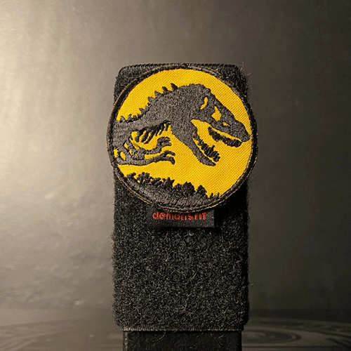 DINOSAUR PATCH CIRCLE JURASIC